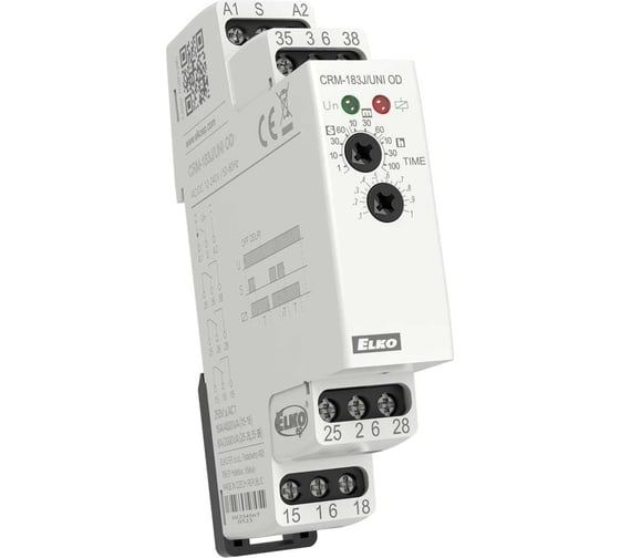 Изображение товара Однофункциональное реле времени ELKO EP CRM-183J/UNI ZN 3x CO, 8 А КА-00000165