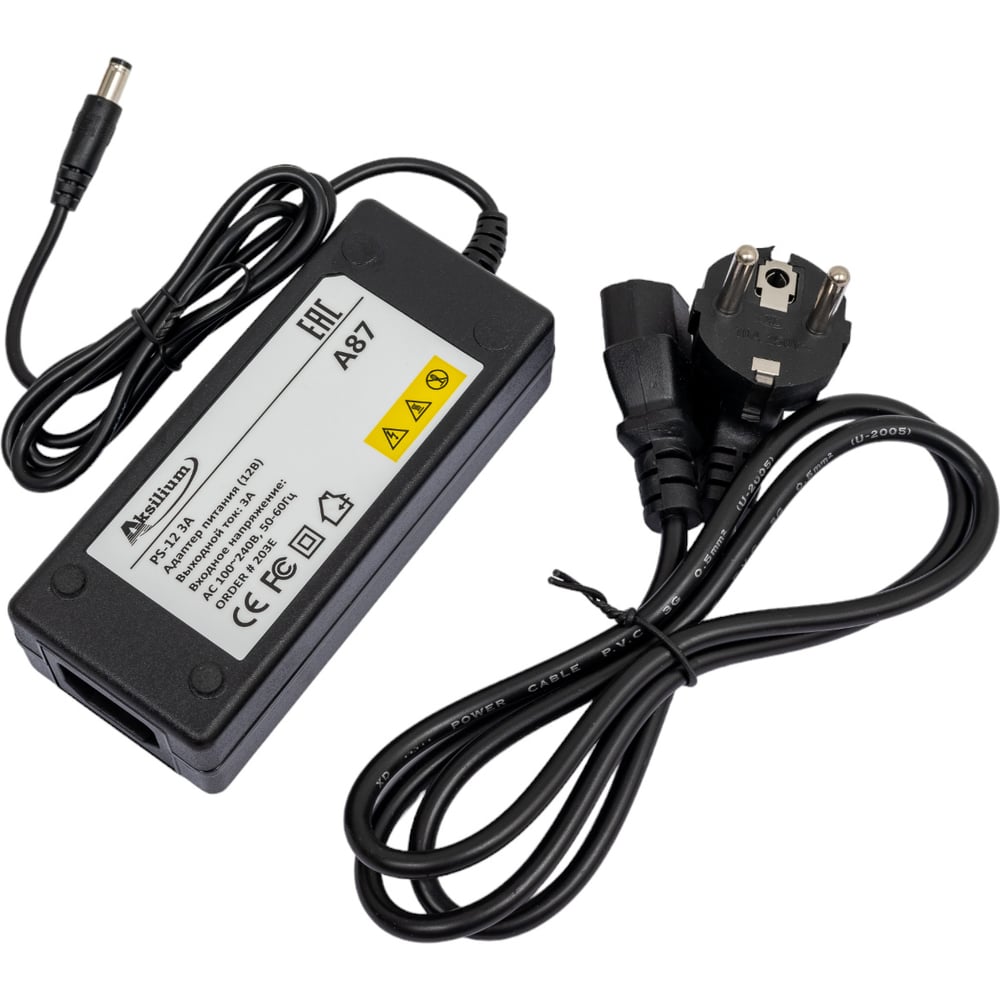 Изображение товара Блок питания AKSILIUM PS-12 3A с защитой IP50