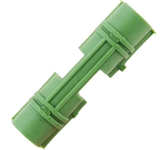 Изображение товара Клипсы ООО КЗНМ зажим для пленки/спанбонда 20 шт зеленые, для дуг d12 531286