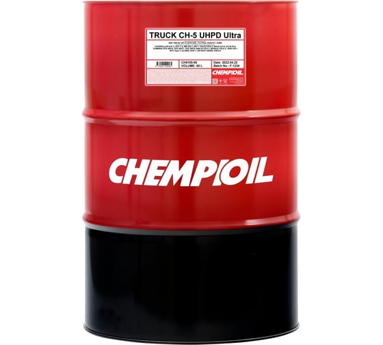 Изображение товара Моторное масло CHEMPIOIL CH-5 Truck Ultra UHPD 10W-40, полусинтетическое, 60 л CH9105-60-E
