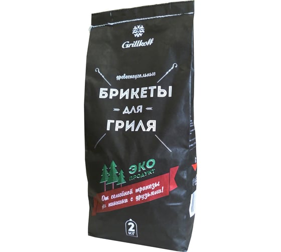 Изображение товара Древесноугольные брикеты Grillkoff 2 кг 4