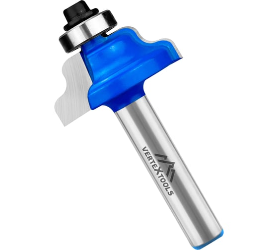 Изображение товара Фреза фигирейная горизонтальная с подшипником, хвостовик 8 мм, d-30 мм, h-12 мм, b-8.5 мм, r-3 мм, l-56.5 мм vertextools 3534-081230