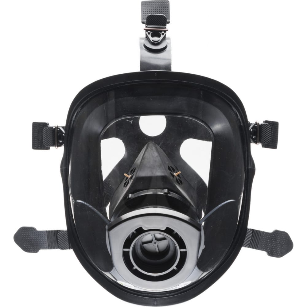 Панорамная маска МАГ карнавальная маска с пером серебро