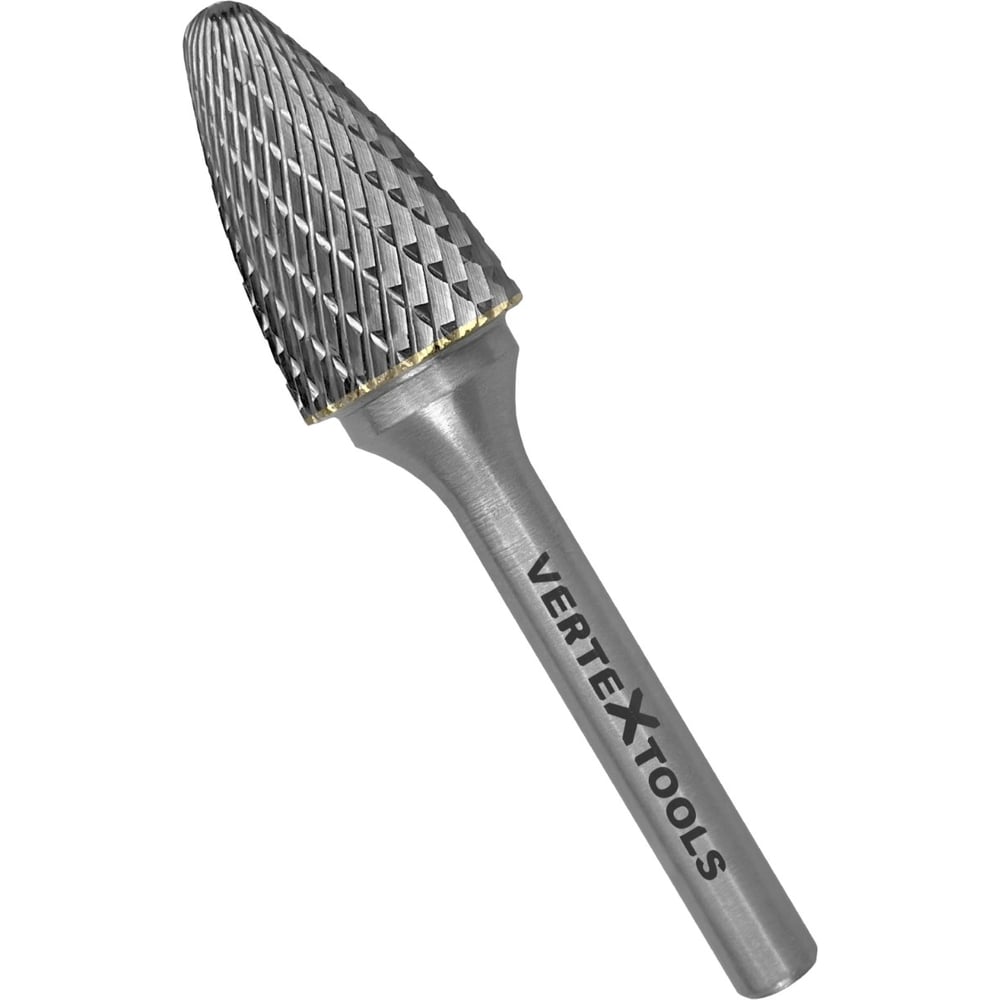 Изображение товара Бор-фреза по металлу твердосплавная, параболическая, тип F, 16 мм vertextools 3644-16 Изображение товара Бор-фреза по металлу твердосплавная, параболическая, тип F, 16 мм vertextools 3644-16