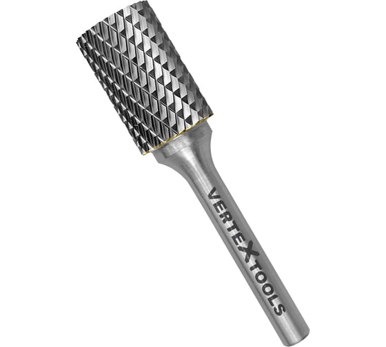 Изображение товара Бор-фреза по металлу твердосплавная, цилиндрическая, тип A, 16 мм vertextools 3651-16