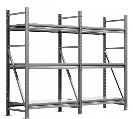 Изображение товара Система хранения IRONMEBEL optimus pro h-2000 zn, 3 яруса, 3200x600 мм, M-ССГР2000ОЦ3200600