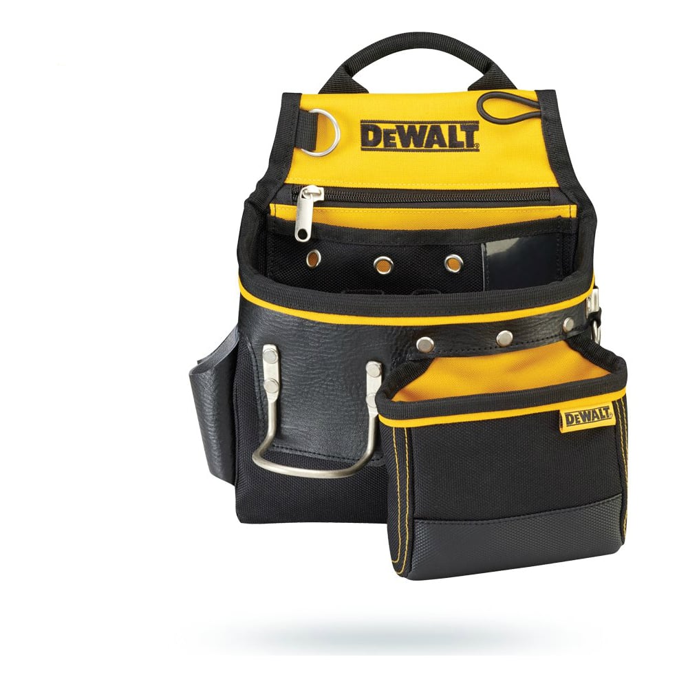 фото Поясная сумка для гвоздей и молотка dewalt dwst1-75652