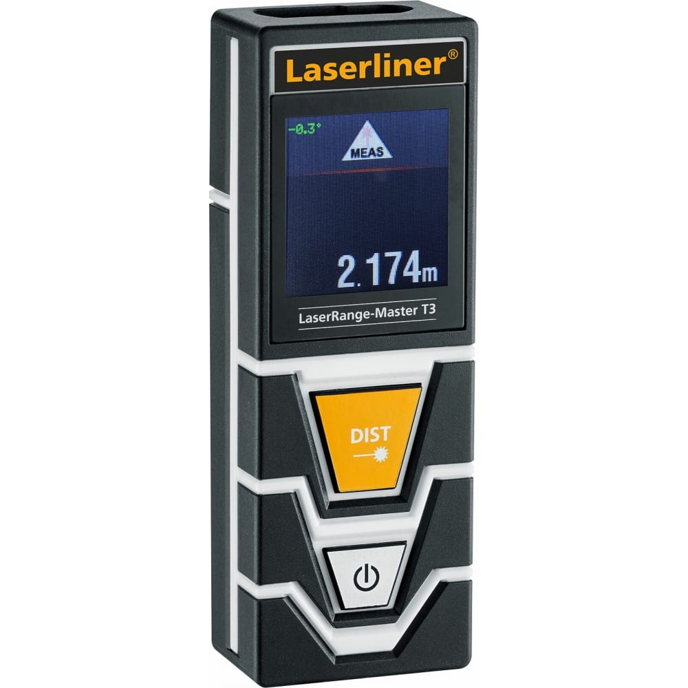 фото Лазерный дальномер с функцией пифагора и угломером laserliner laserrange-master t3 080.840a