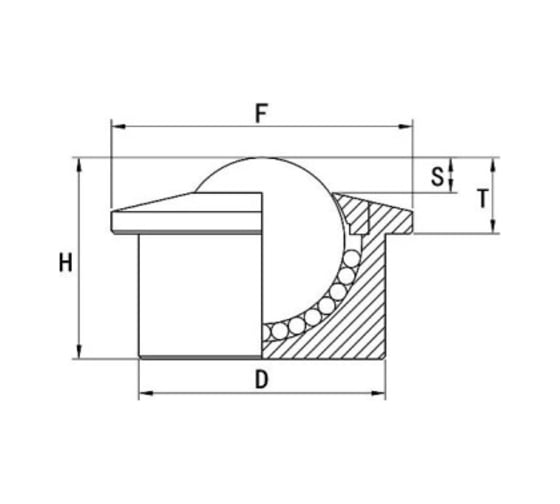 Изображение товара Шариковая опора ISKRA SP30