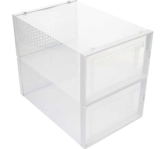 Изображение товара Набор контейнеров для обуви Hausmann 2 шт, прозрачный HM-3L-901-2