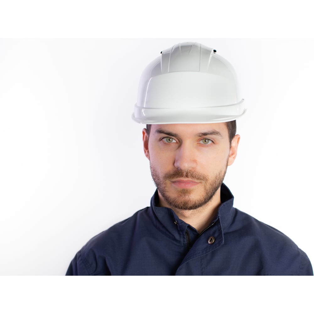 Изображение товара Каска Delta Plus белая QUARUP4BC - защита головы для строительных работ