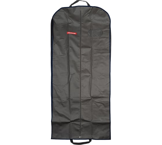 Изображение товара Чехол для одежды Hausmann объемный с овальным окном ПВХ и ручками 60x140x10, серый HM-701403GN