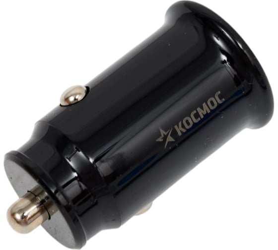 Изображение товара Зарядное устройство от прикуривателя автомобиля КОСМОС 2хUSB 18Вт KCCH18WUSB2