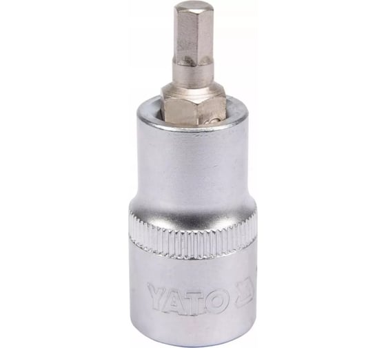 Изображение товара Головка торцевая c вставкой HEX 6 мм, 1/2" DR YATO YT-04382