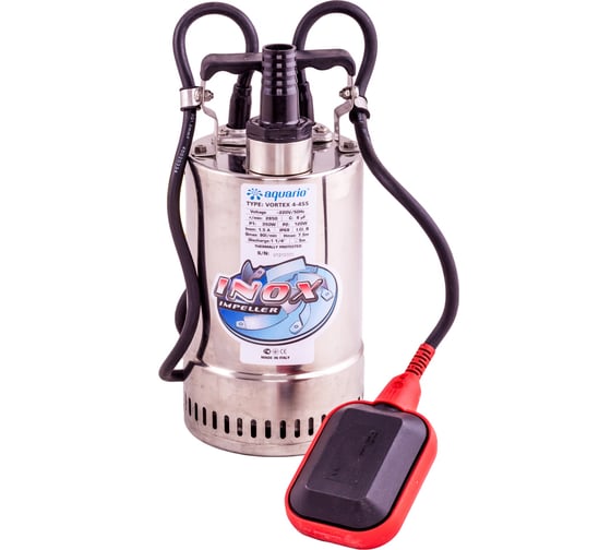 Изображение товара Насос AQUARIO Vortex 4-4Ss 1144