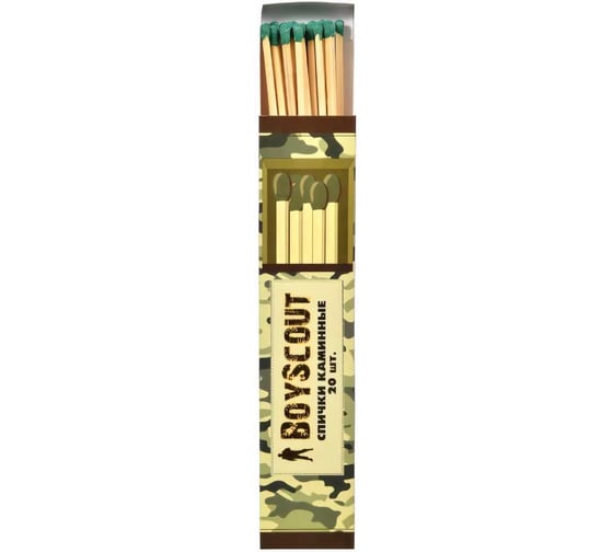Изображение товара Спички Каминные BOYSCOUT 205 мм, 20 шт 61030