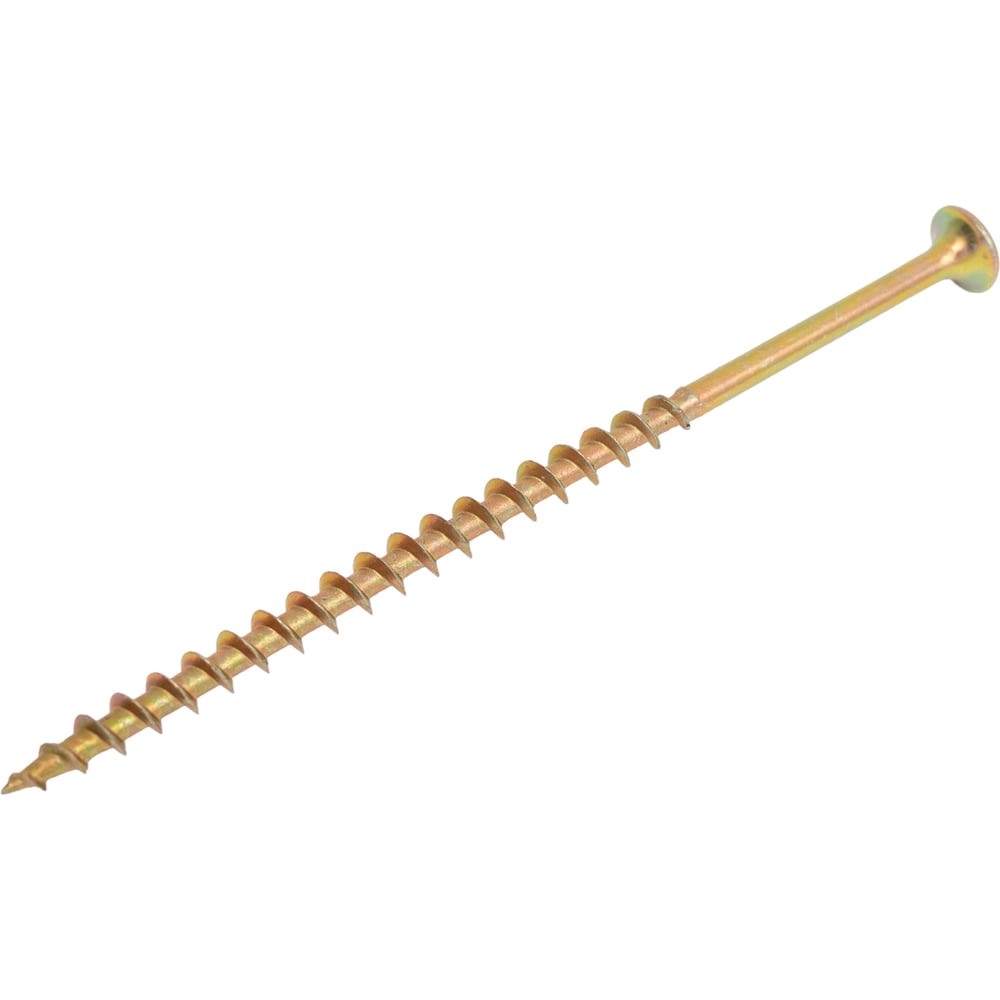 Изображение товара Саморез для крепления гипсокартона к дереву 4.2x90 мм желтый цинк 50 шт