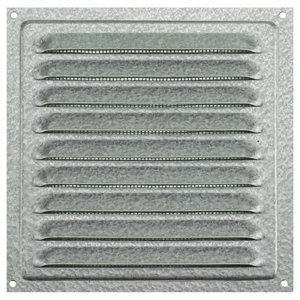 Изображение товара Решетка вентиляционная Zernberg 3030 оцинкованная с москитной сеткой