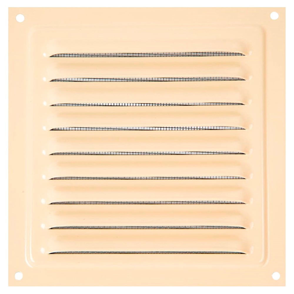 Изображение товара Решетка Zernberg beige 3030 для окон и дверей с москитной сеткой, сталь, квадратная