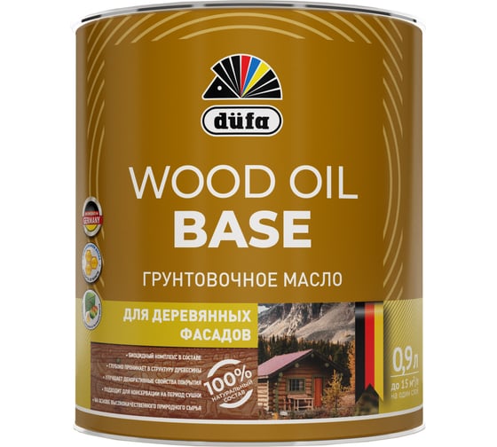 Изображение товара Грунтовочное масло Dufa WOOD OIL BASE 0,9 л МП00-011628