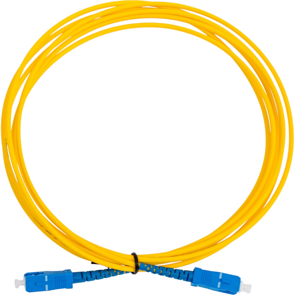 Изображение товара Оптический патч-корд Cabeus simplex sc-sc 9/125 3м с полировкой UPC