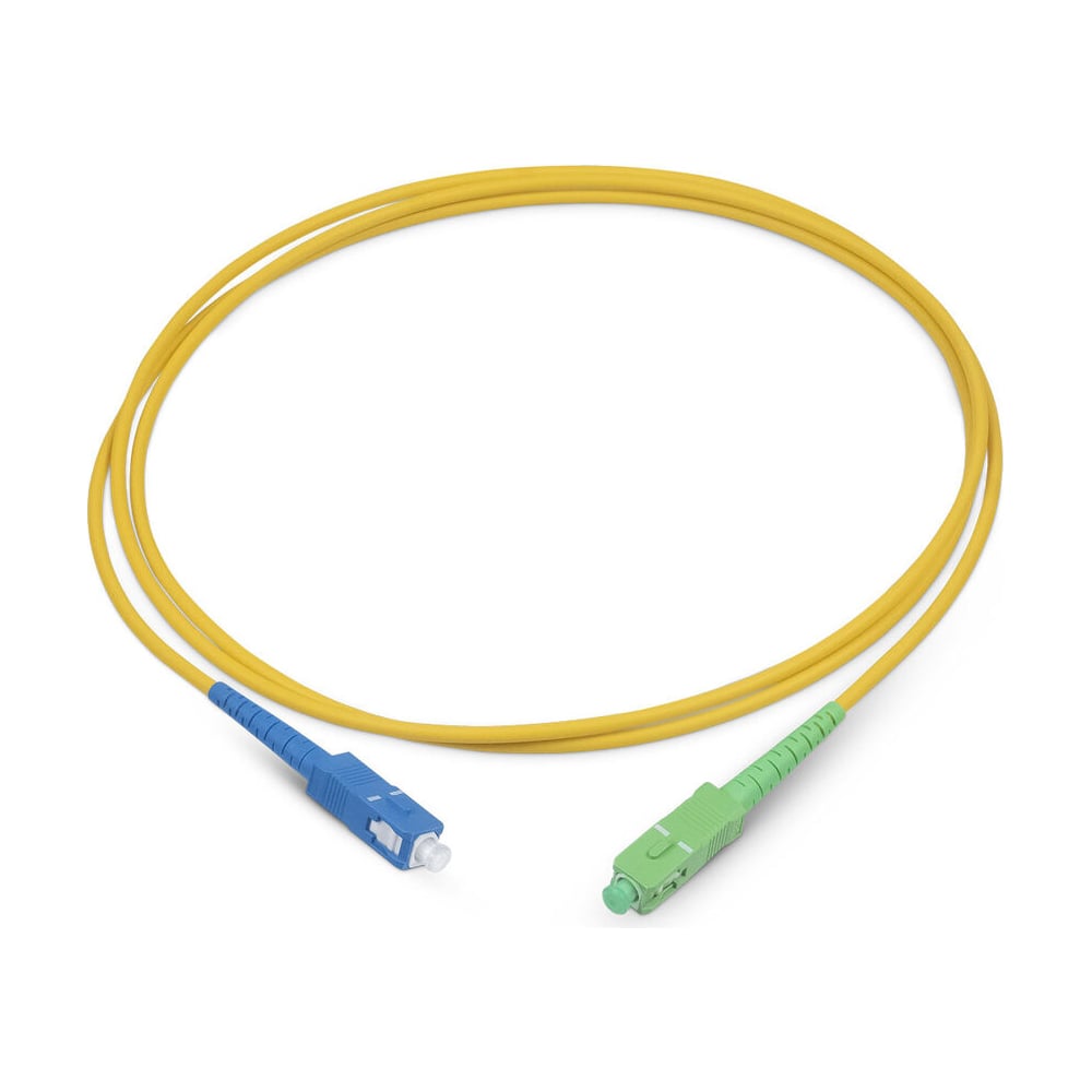 Изображение товара Оптический патч-корд Cabeus simplex sc/apc-sc/upc 2м, LSZH, OS2, APC-UPC