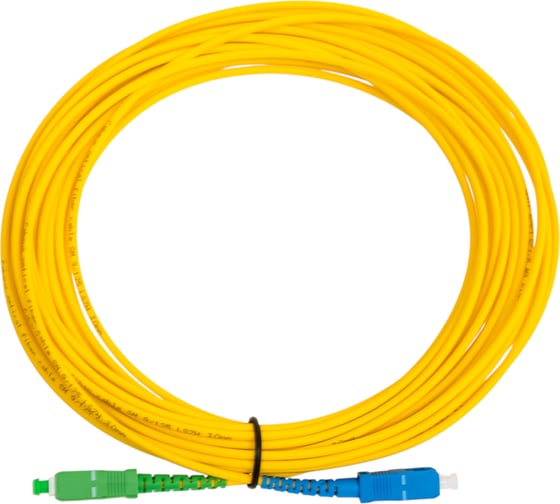 Изображение товара Оптический шнур Cabeus simplex sc/apc-sc/upc 9/125 sm 10м lszh FOP(s)-9-SC/APC-SC/UPC-10m