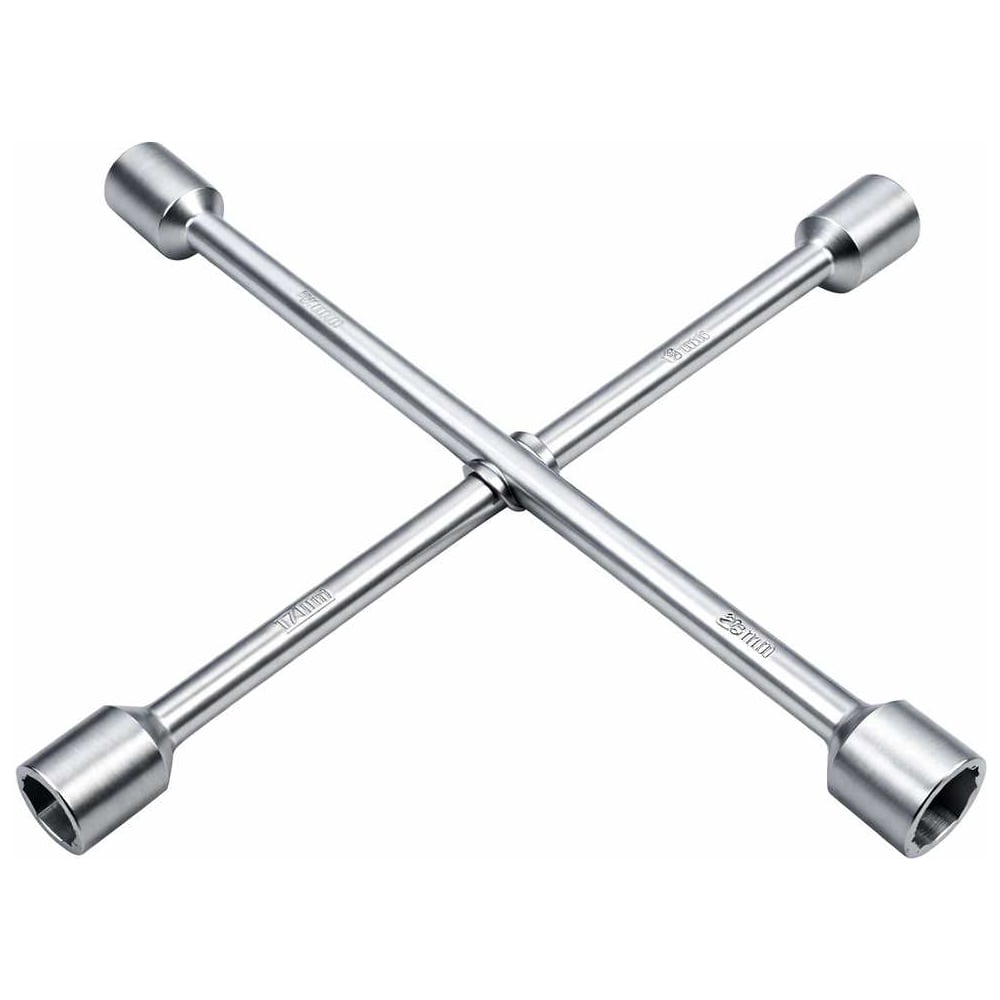 Изображение товара Балонный крестообразный ключ AUTOVIRAZH AV-011725 17х19х21х23 мм надежный инструмент из закаленной 