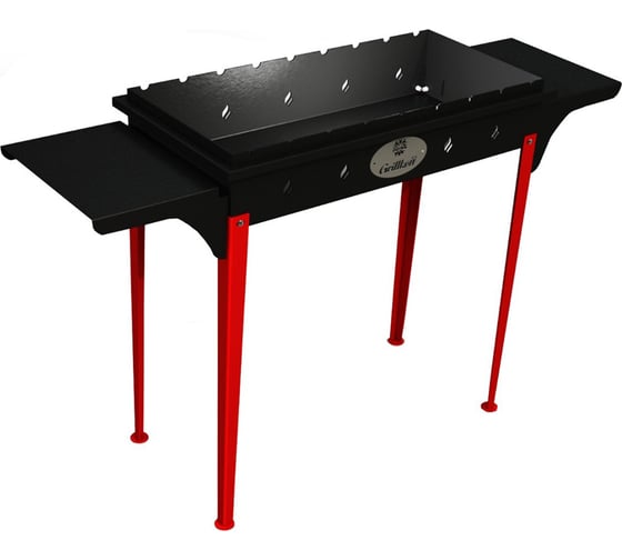 Изображение товара Мангал "стационарный" 1 с двумя боковыми столиками Grillkoff 90