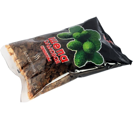 Изображение товара Щепа ольховая для копчения премиум 1,5 л Grillkoff 110