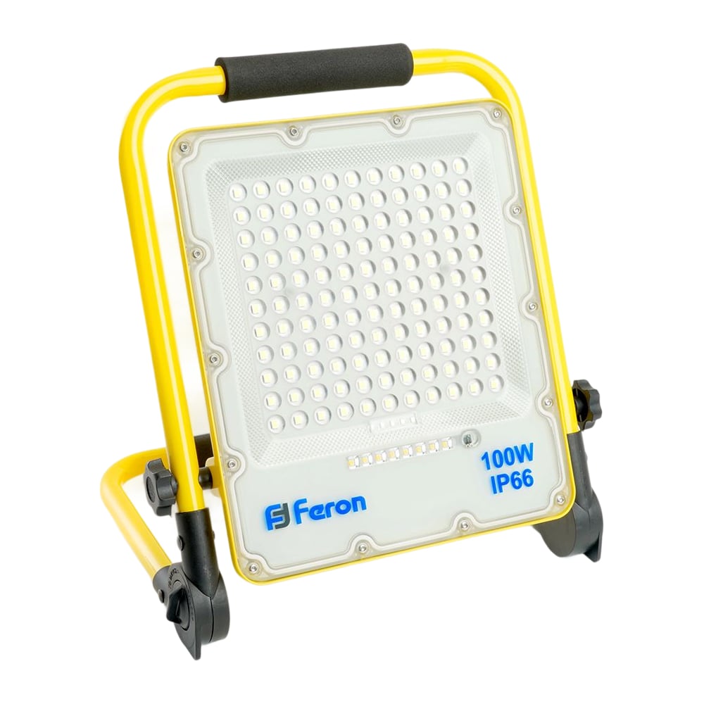 Изображение товара Переносной светодиодный прожектор FERON ll-952 100W с аккумулятором