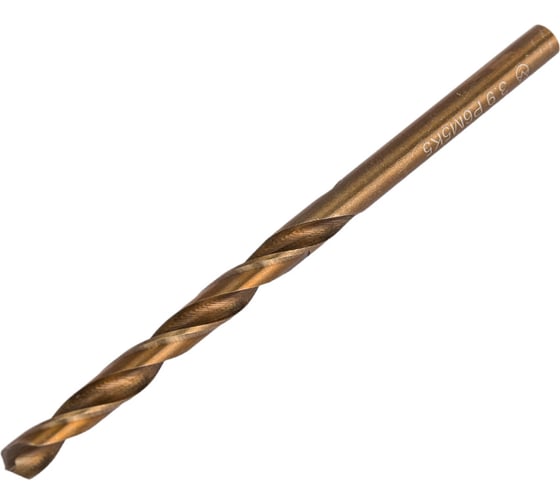 Изображение товара Сверло по металлу (3.9х43х75 мм; ц/х; Р6М5К5; А1; 135 град) GRIFF a112039