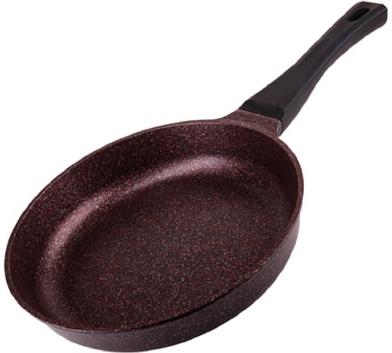 Изображение товара Сковорода Горница 260/55мм гранат induction пластиковая ручка без крышки СП5271