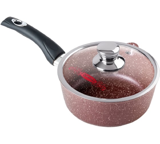 Изображение товара Ковш Горница 2,0л. шоколад пластиковая ручка с крышкой СП5264