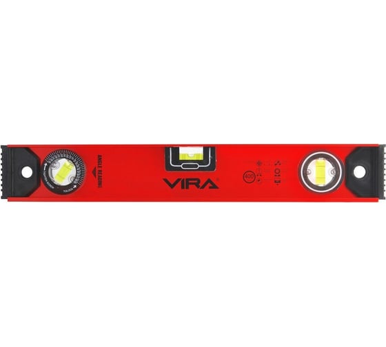 Изображение товара Магнитный уровень 3 глазка 400 мм Vira 100250