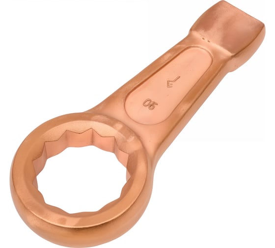 Изображение товара Ударный кольцевой ключ ТУ ст.40Х омедненный КЗСМИ КГКУ-90 51828257