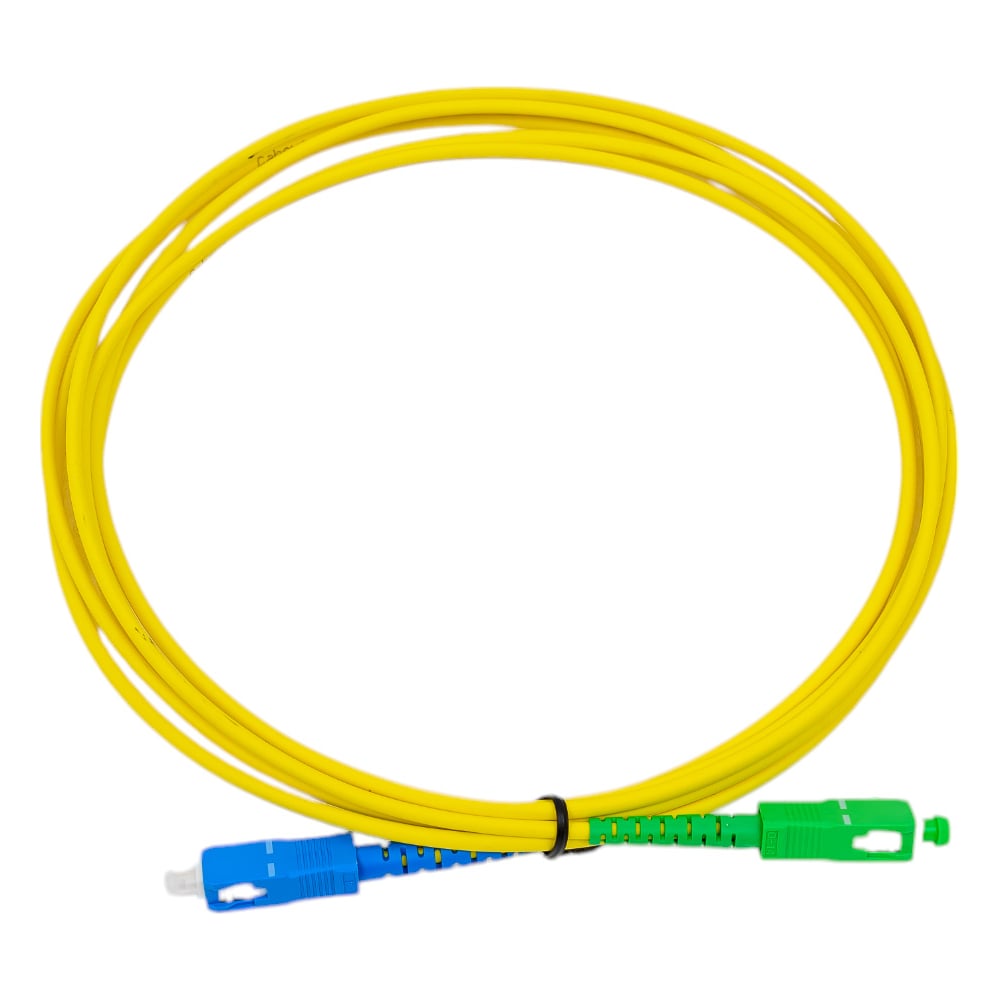 Изображение товара Оптический патч-корд Cabeus SM 9/125 3 м SC-APC/SC-UPC LSZH