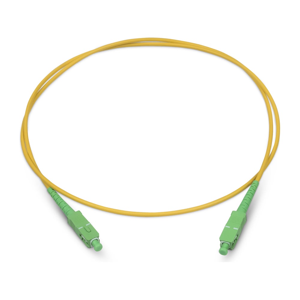 Изображение товара Оптический патч-корд Cabeus simplex sc/apc-sc/apc 9/125 1,5м с полировкой APC