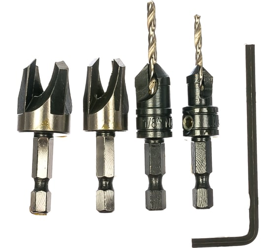 Изображение товара Набор резаки для пробок,зенкер DEWALT DT7620