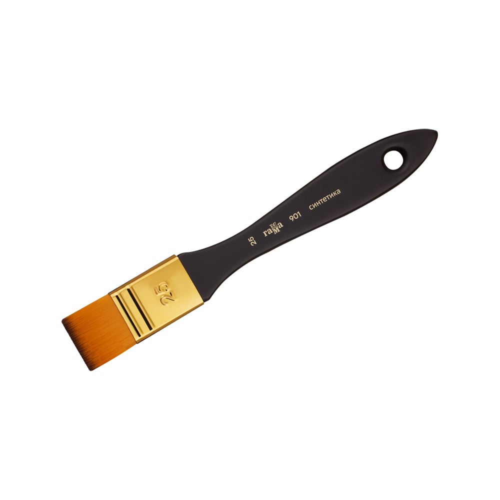 Изображение товара Художественная кисть-флейц Гамма синтетика №25, для декоративных работ