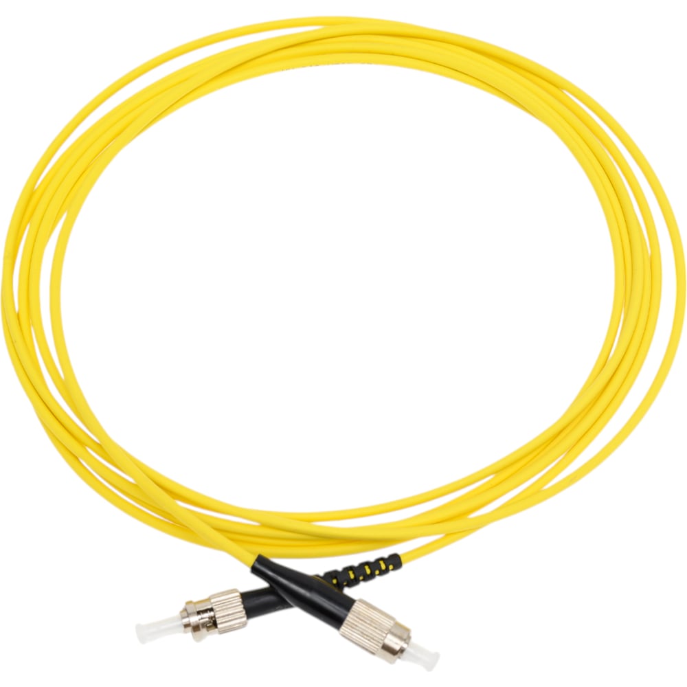 Изображение товара Оптический патч-корд Cabeus simplex fc-st 9/125 sm 3м LSZH желтый