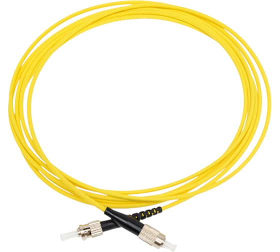 Изображение товара Оптический шнур Cabeus simplex fc-st 9/125 sm 3м lszh FOP(s)-9-FC-ST-3m