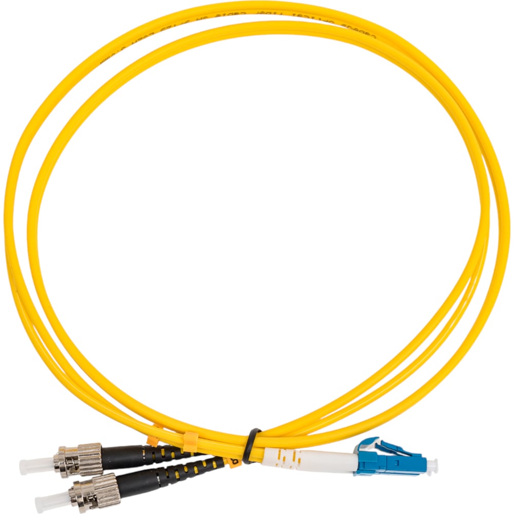Оптический шнур Cabeus duplex lc-st 9/125 sm 1м lszh FOP(d)-9-LC-ST-1m