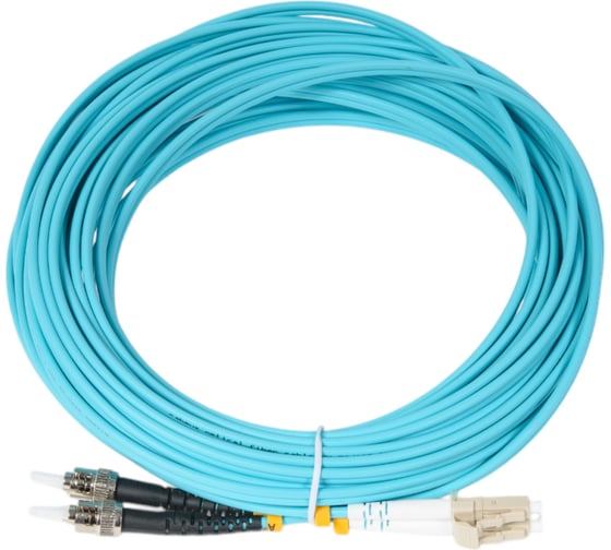 Изображение товара Оптический шнур Cabeus duplex lc-st 50/125 mm om3 10м lszh FOP-50-LC-ST-10m