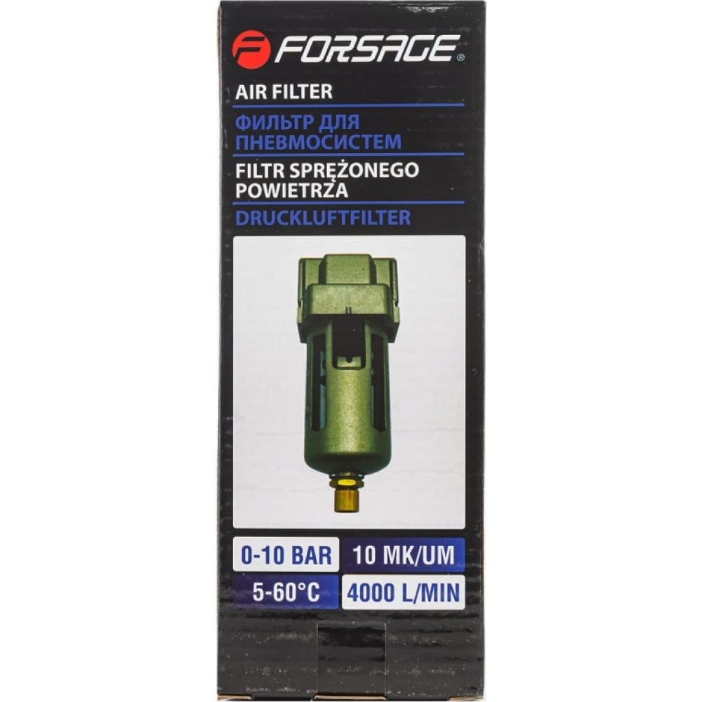 Воздушный фильтр для пневмосистем Forsage фильтр регулятор для пневмосистемы forsage