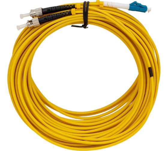 Изображение товара Оптический шнур Cabeus duplex lc-st 9/125 sm 10м lszh FOP(d)-9-LC-ST-10m