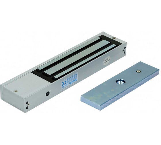 Изображение товара Электромагнитный замок FOX усиление на отрыв 280кг. индикатор состояния двери, контроль состояния двери, выход но и нз, напряжение 460ma 12vdc, 230ma 24vdc, 250x50x28 FX-M280