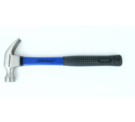 Изображение товара Столярный молоток 225гр с фибергласовой рукояткой AUTOVIRAZH AV-276225