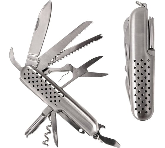 Изображение товара Нож-мультитул МУЛЬТИДОМ Туристический 11 функций, 9.5x2 см DA84-129
