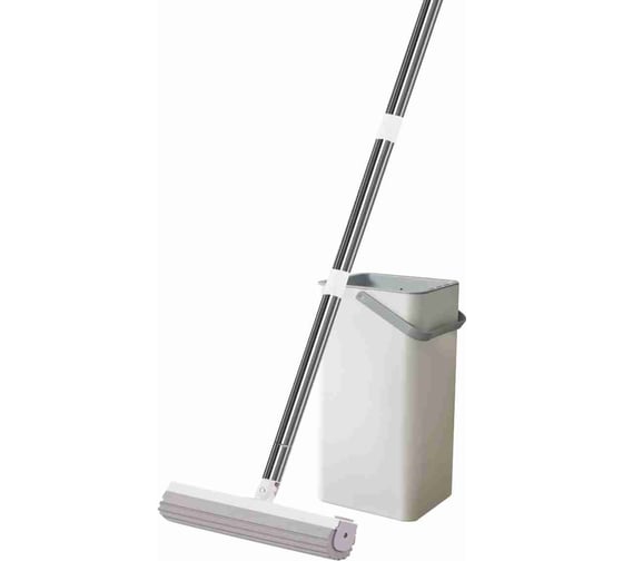 Изображение товара Набор для влажной уборки HAPPY PANDA HP-MB03 с ведром с механизмом отжатия и насадкой ПВА РТ-00068765